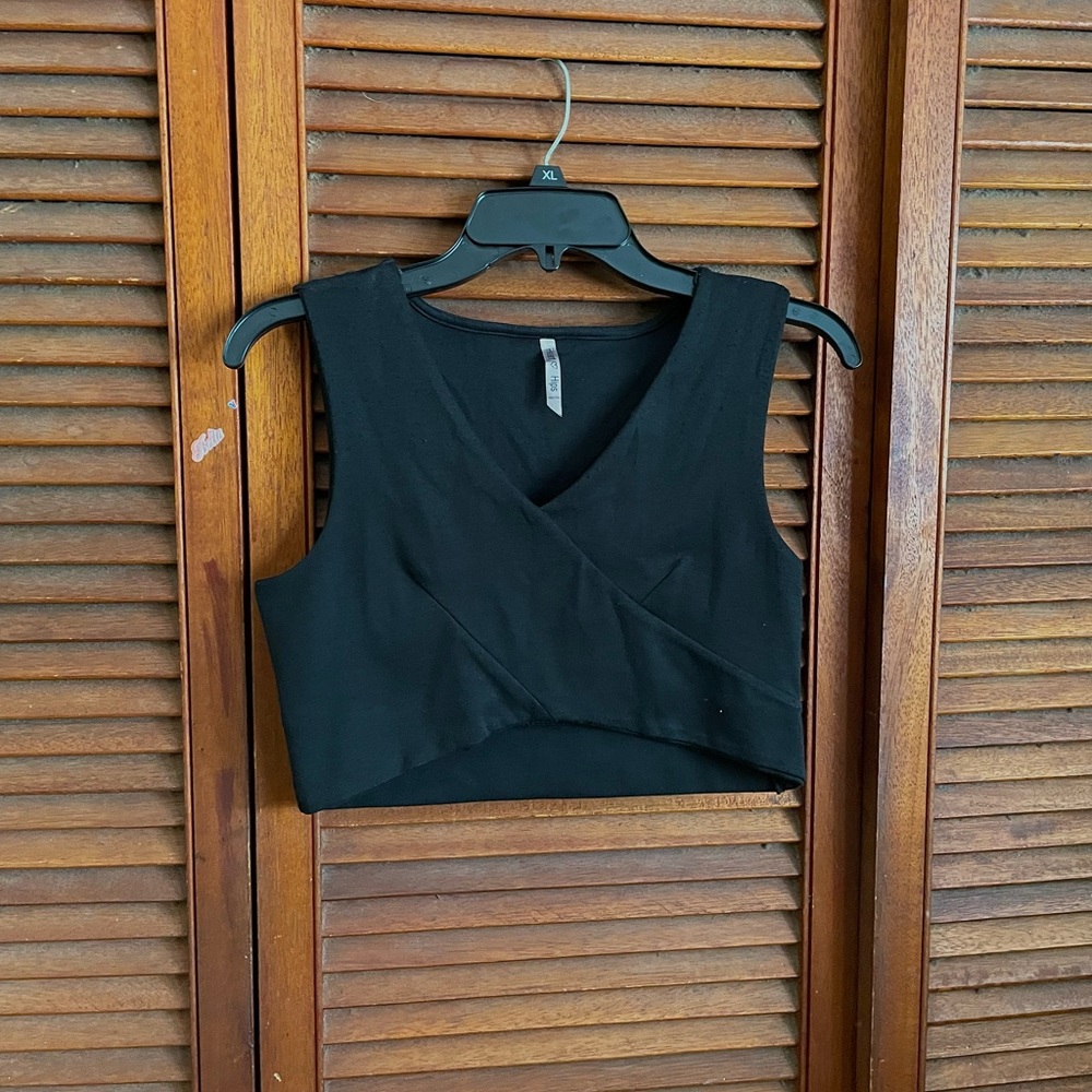 Black Crop Top